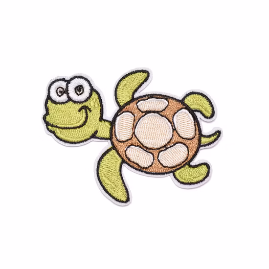 Popular Marine Organism Custom Design 3D Embroidery Iron